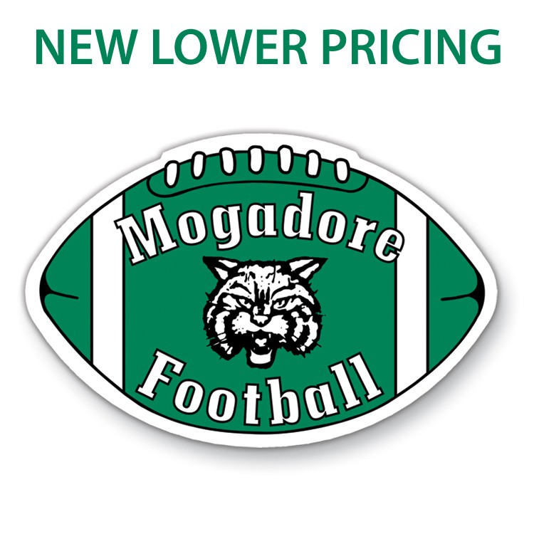 30 Mil Football Car Magnet - Full Color 2