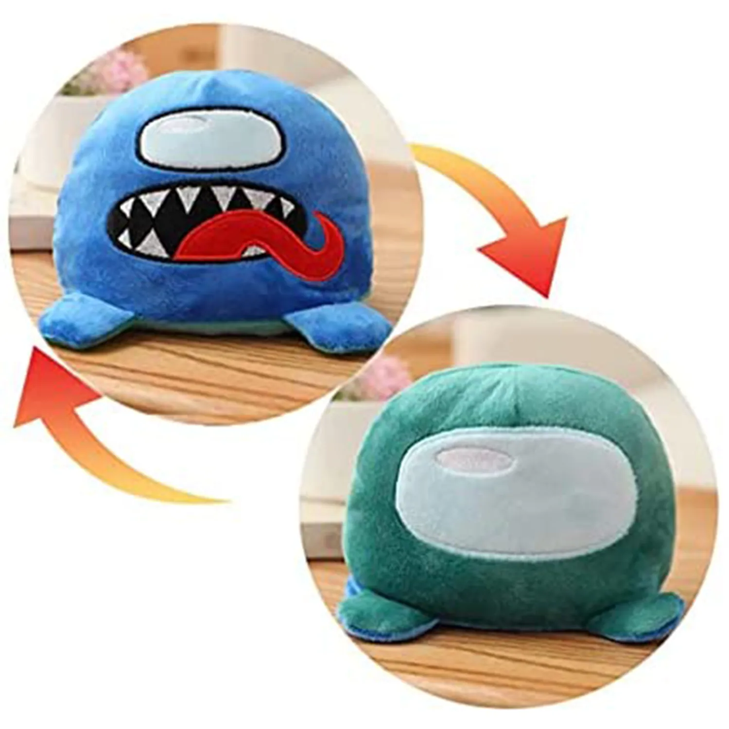 Reversible Expression Plush Toy 6
