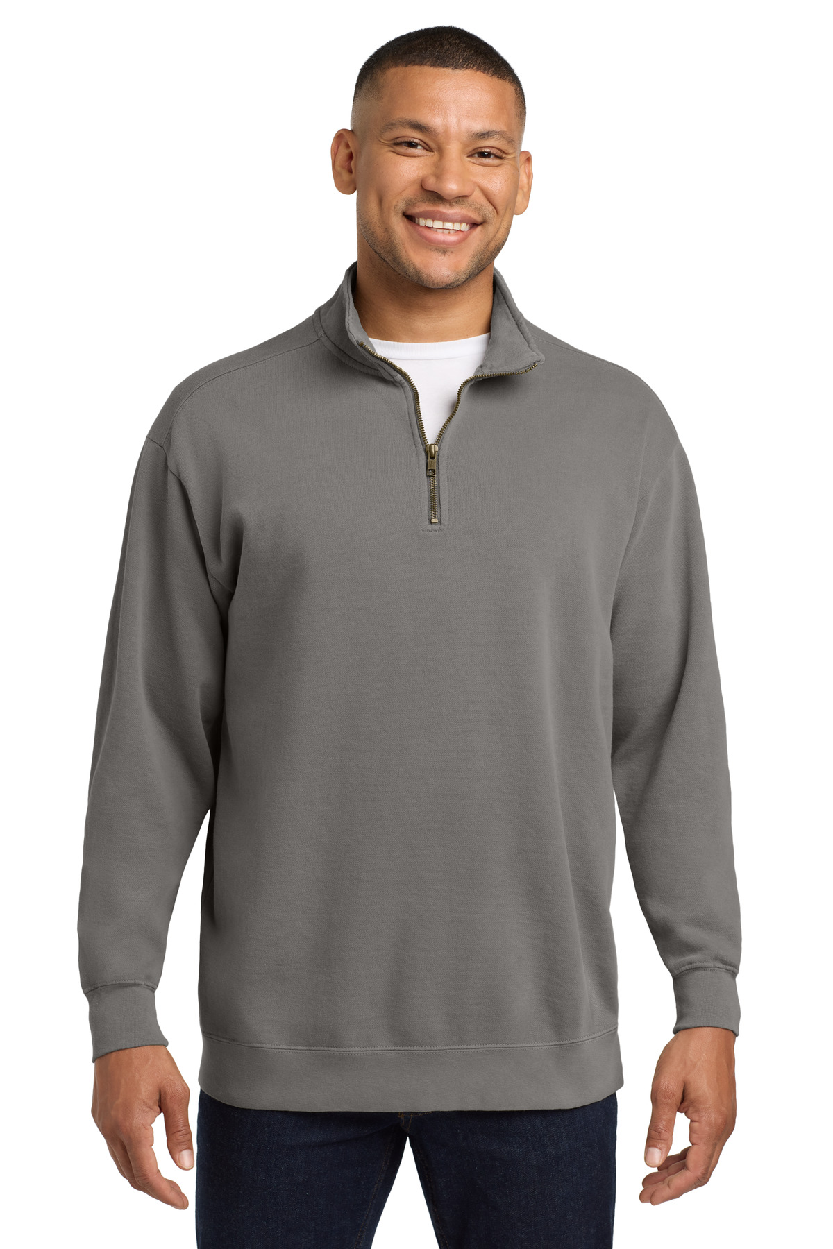 COMFORT COLORS Ring Spun 1/4-Zip Sweatshirt. 1580 2