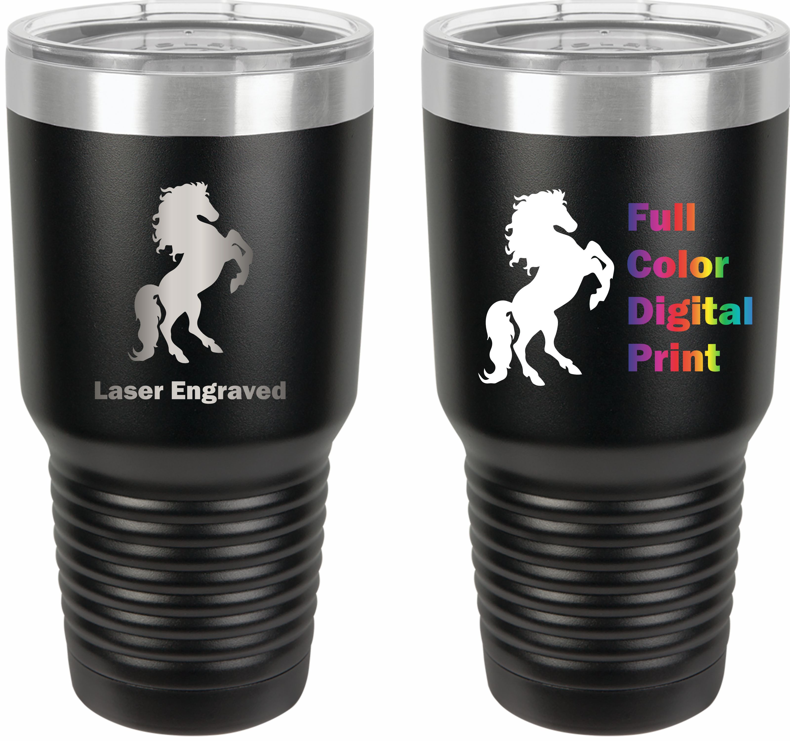 30 Oz. Polar Camel Ringneck Stainless Steel Tumbler w/Slider Lid
