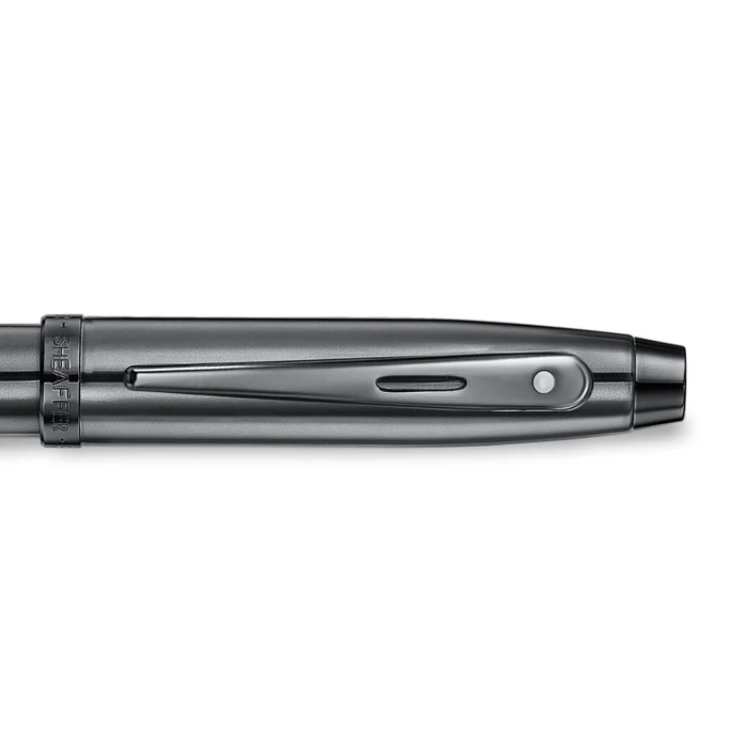 SHEAFFER® 100 Ionic Gunmetal Grey PVD Trim Executive Rollerball Pen w/ Gift Box 1