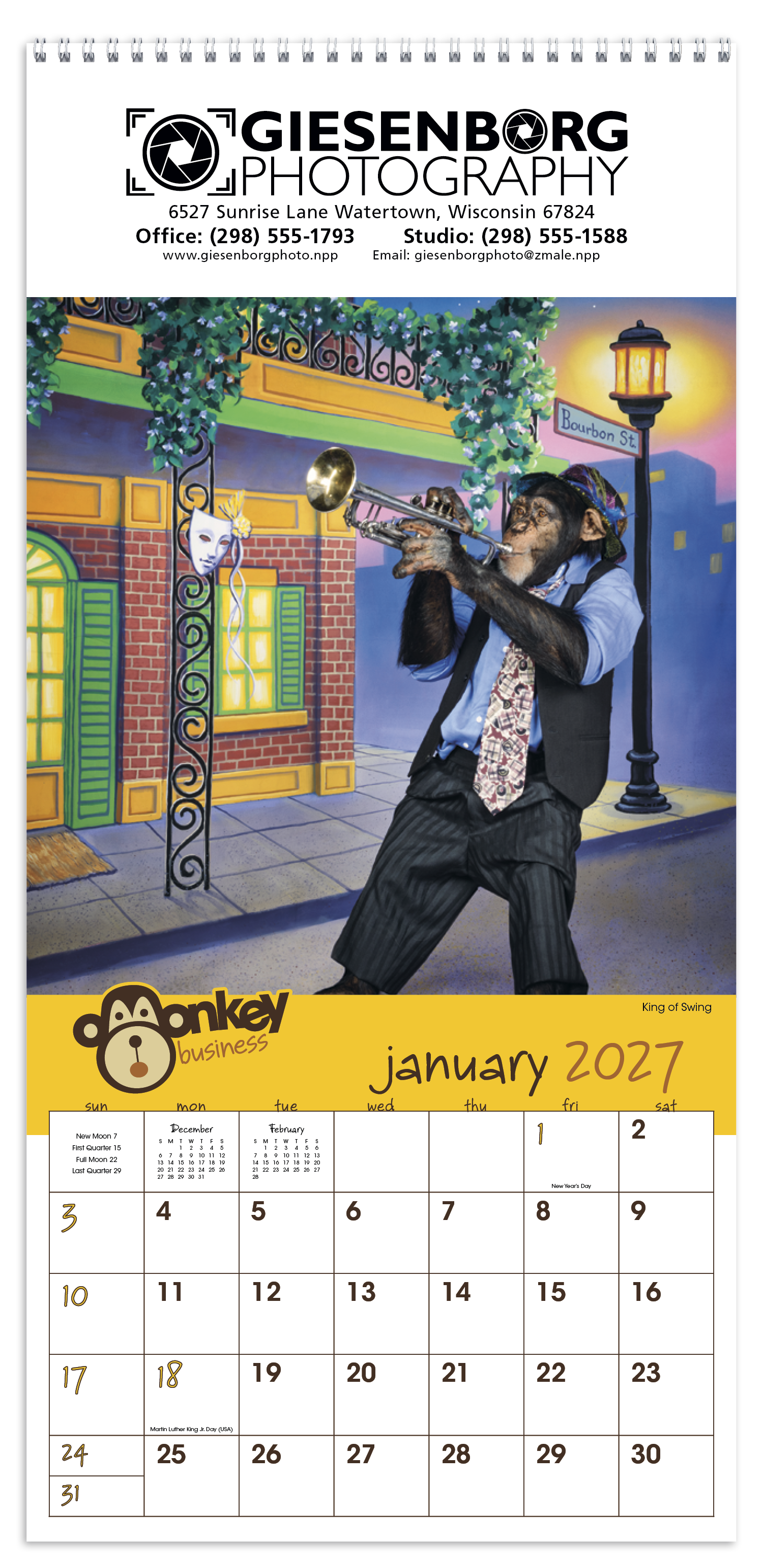 Triumph® Calendars Monkey Business Calendar 17