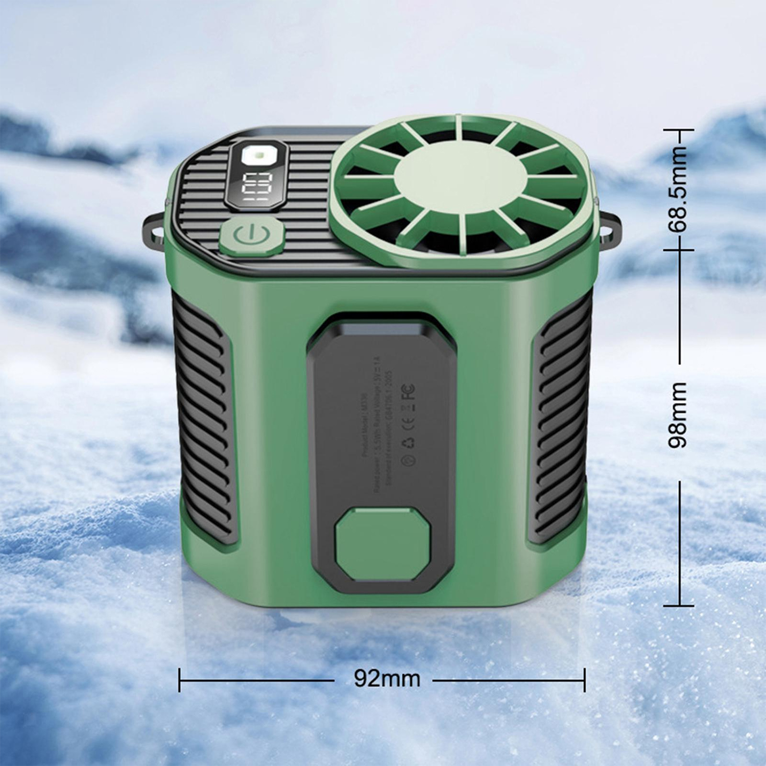 Abs Waist Clip Fan ?C Hands-Free Cooling For  Comfort 2