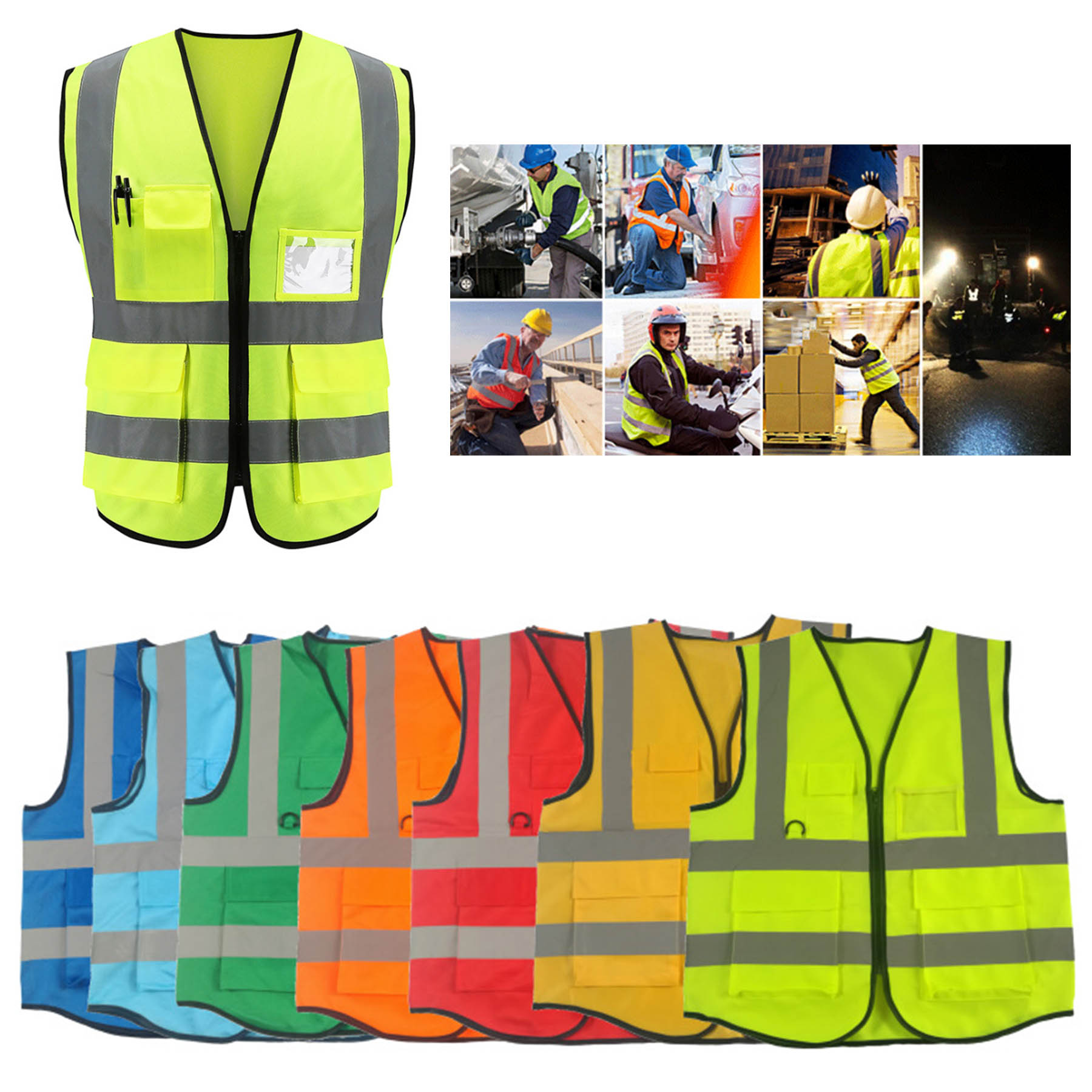 Customizable Reflective Safety Vest 2