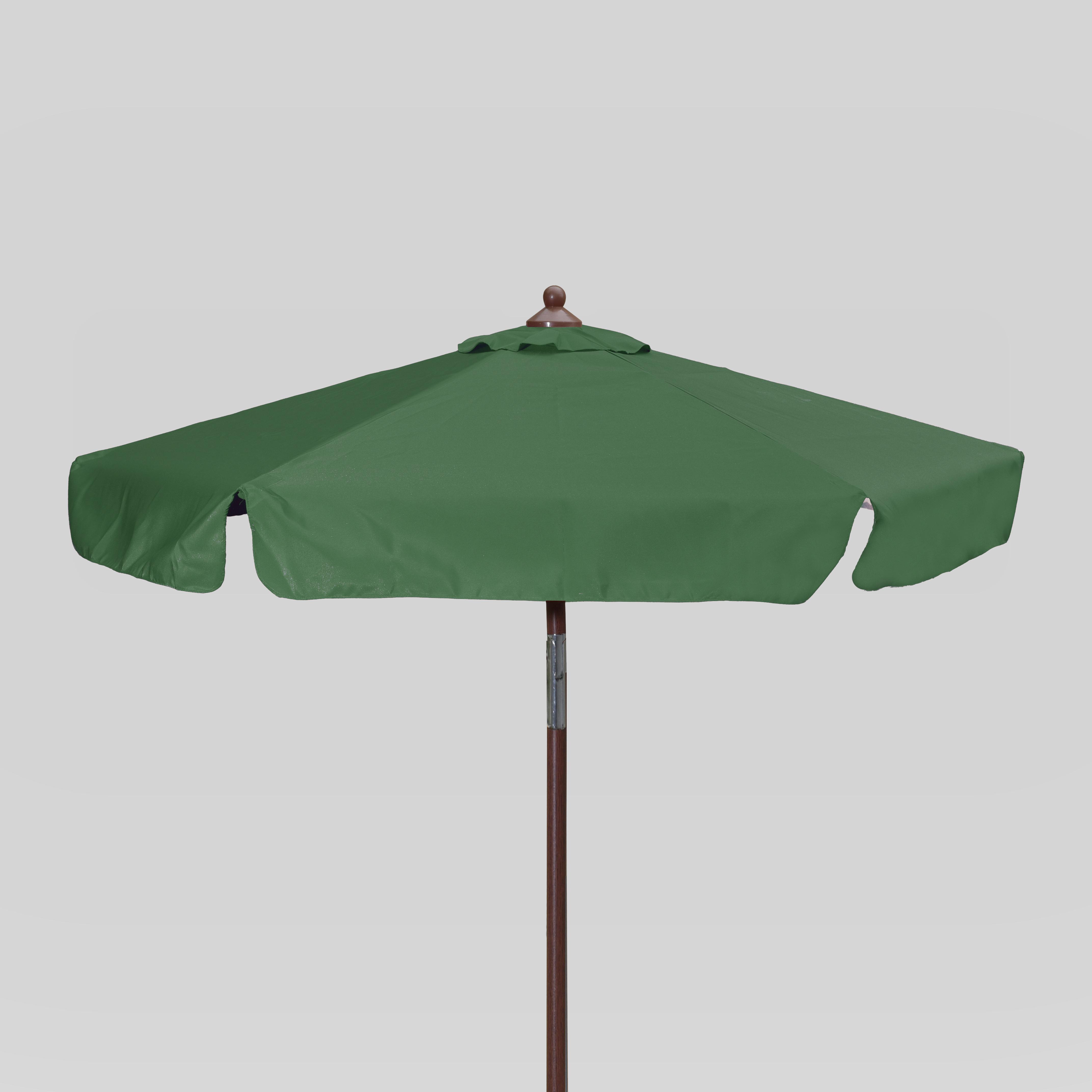 7' Wood Look Market Umbrella with Tilt