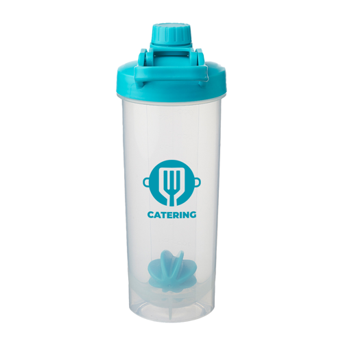 Durable Plastic Shaker Bottle with Mixer Handle 11