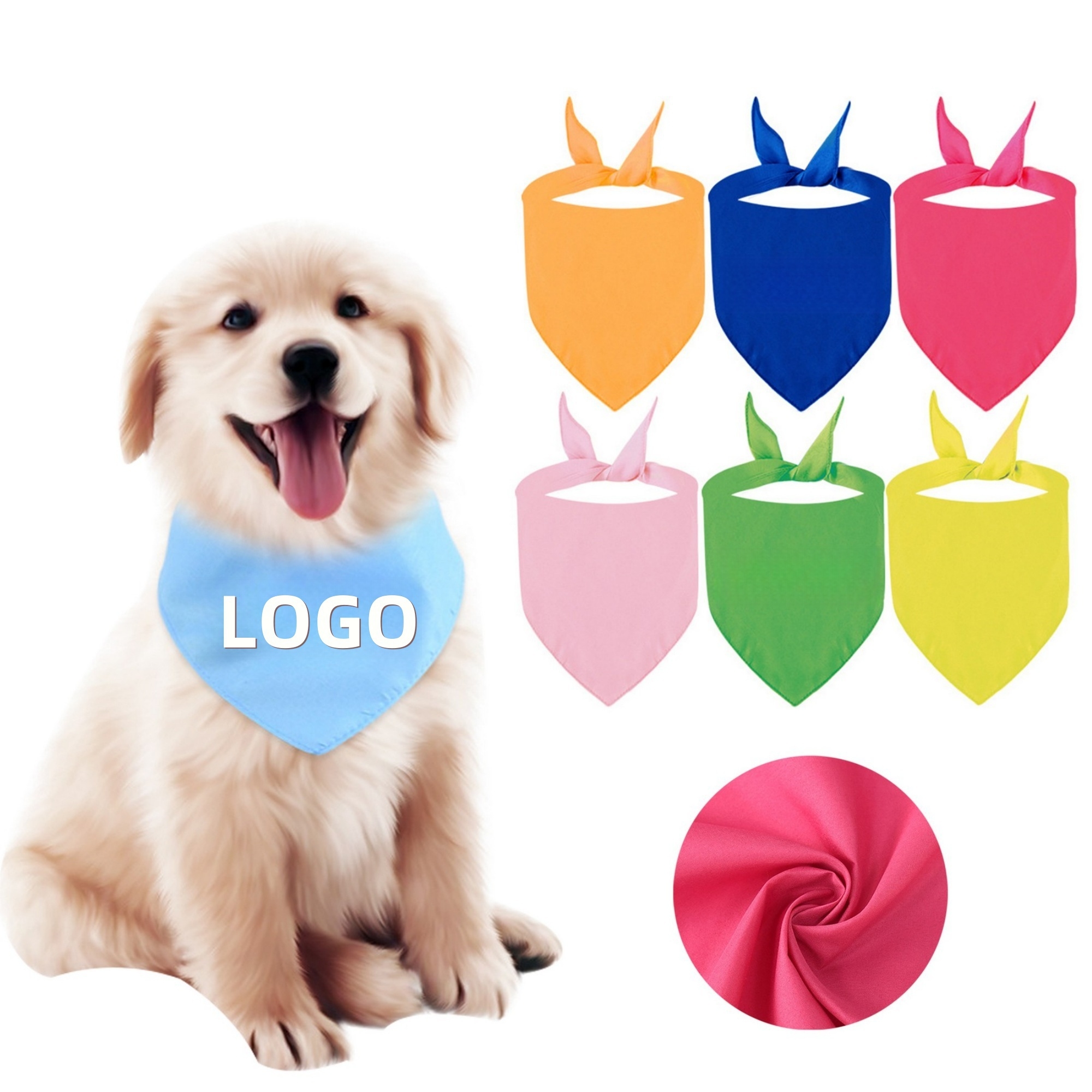 Triangular Washable Pet Bib 2