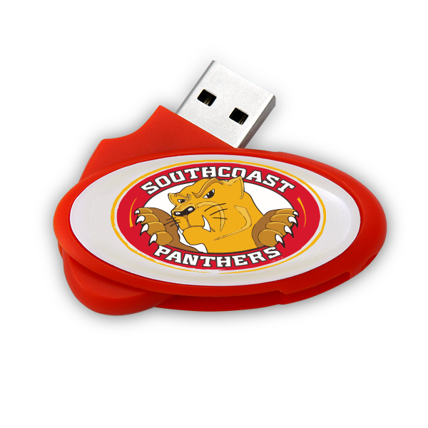 Wedron Oval Swivel Dome USB 2