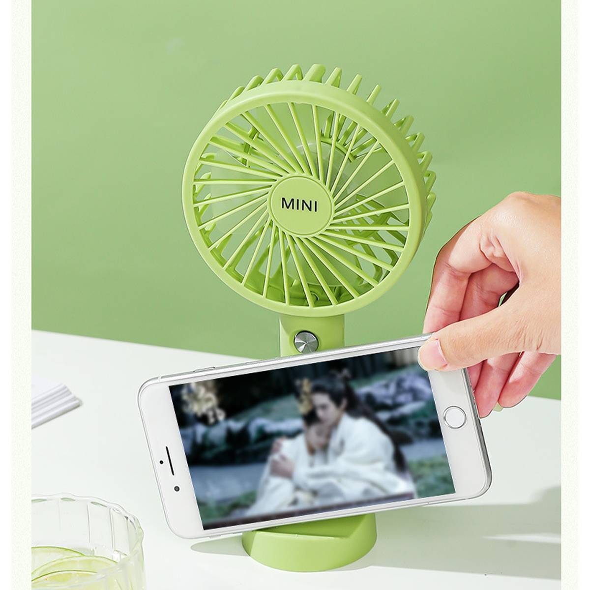 Mini Portable Rechargeable Handheld Fan 5
