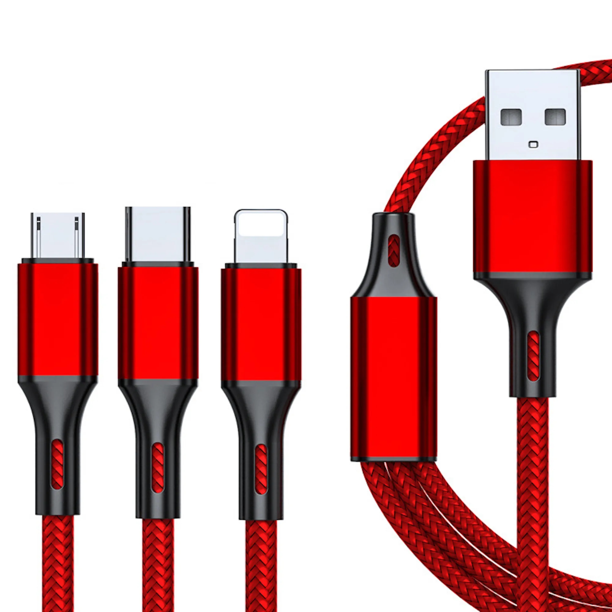 3 in 1 Fast Charging Cables Keyring 3