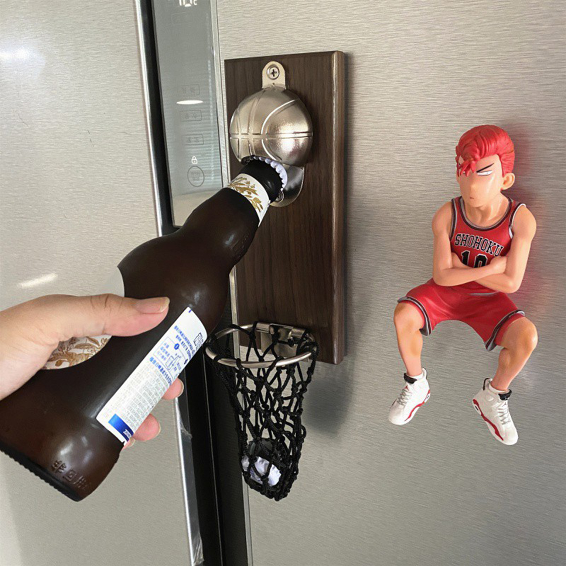 Magnetic Basketball Bottle Opener 3