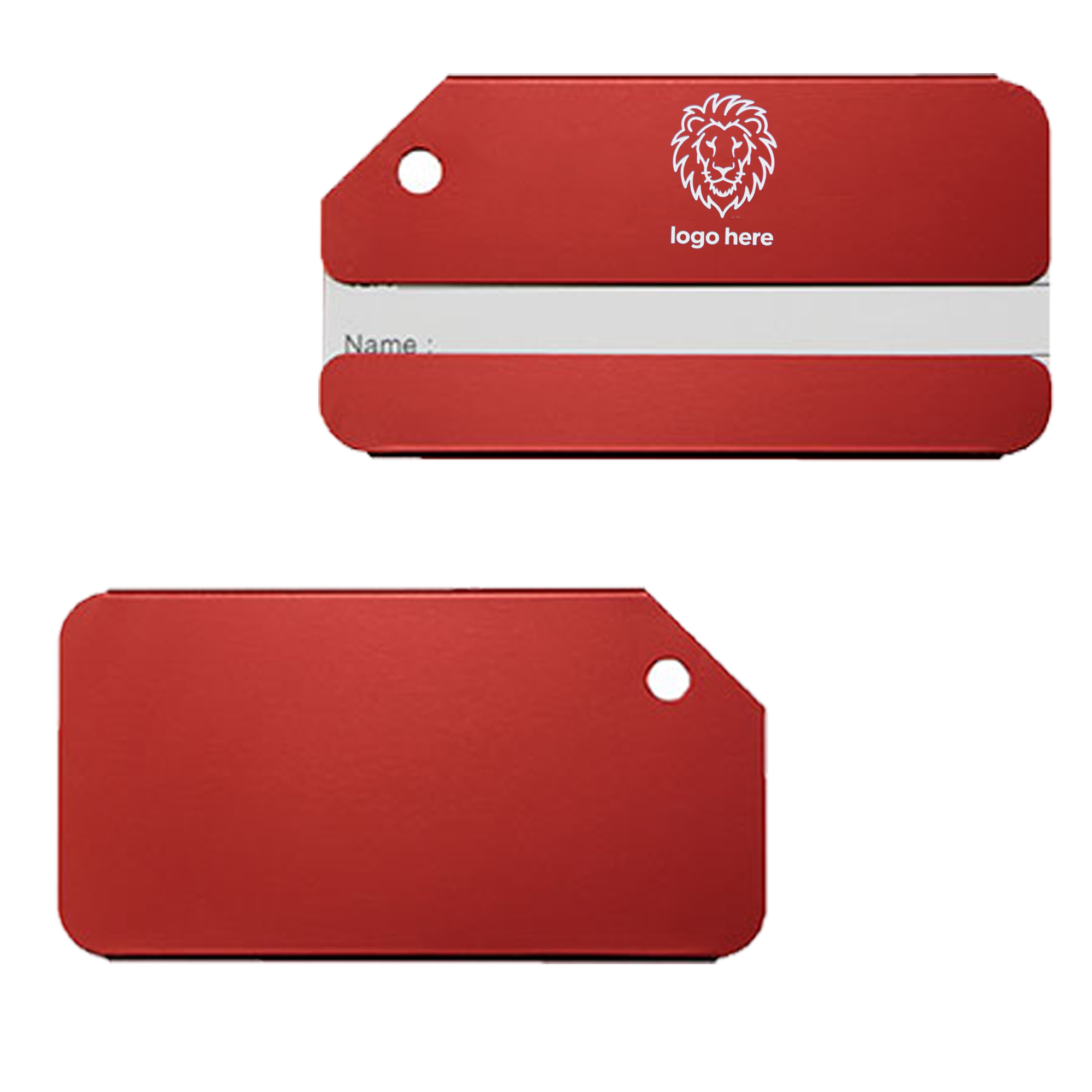 Premium Luggage Identifier Tag Steel Loop 7
