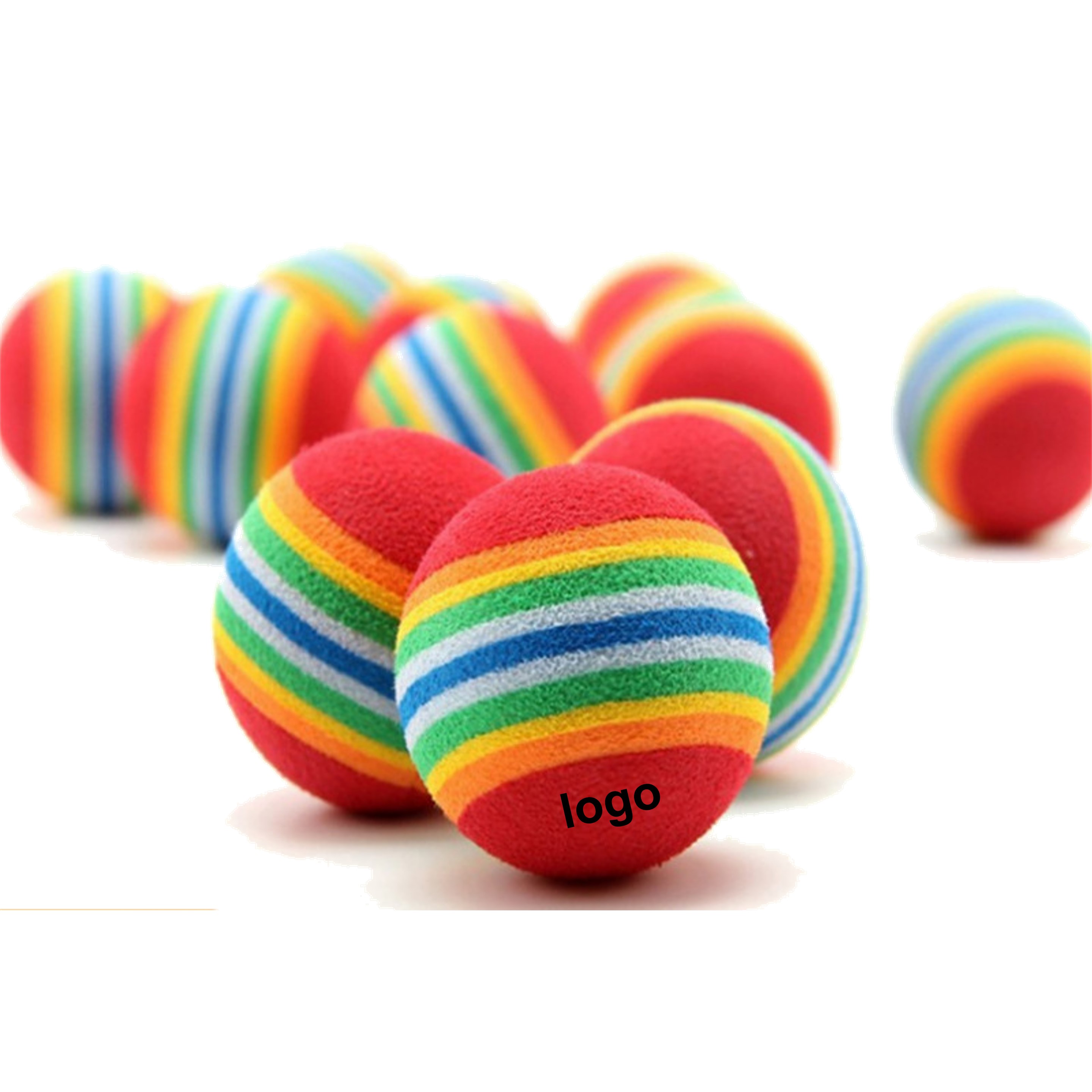 Rainbow Cat Toy Ball (direct import) 2