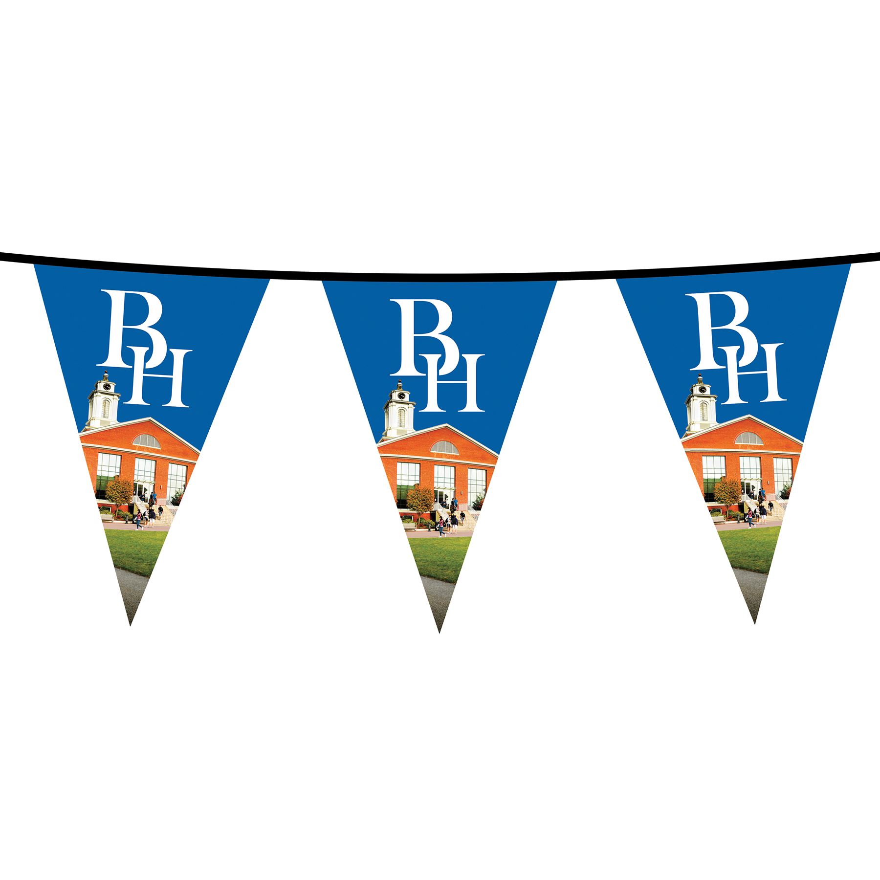 60' PVC Triangular Pennant Strings 3