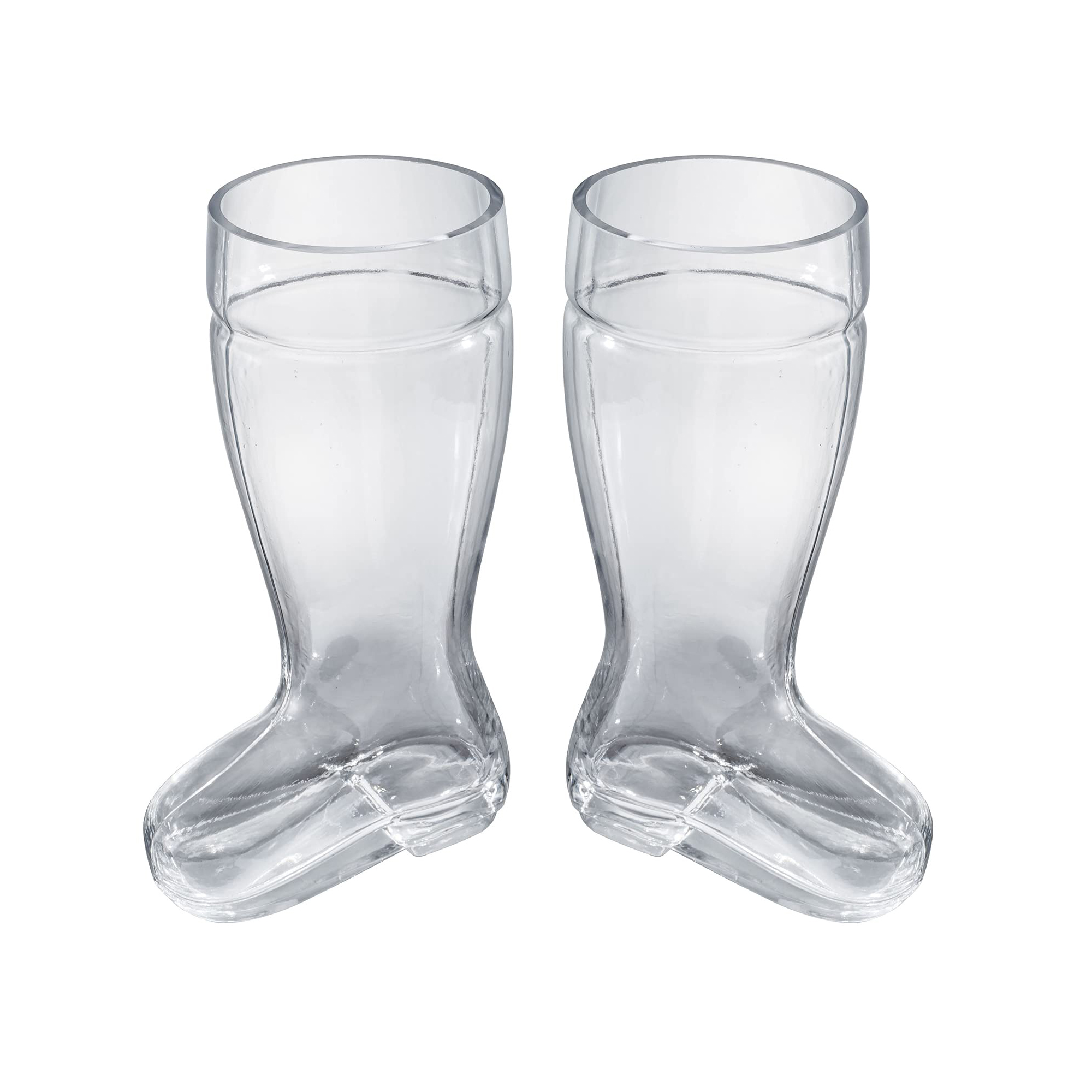 German Boot Glass Beer Mug 4