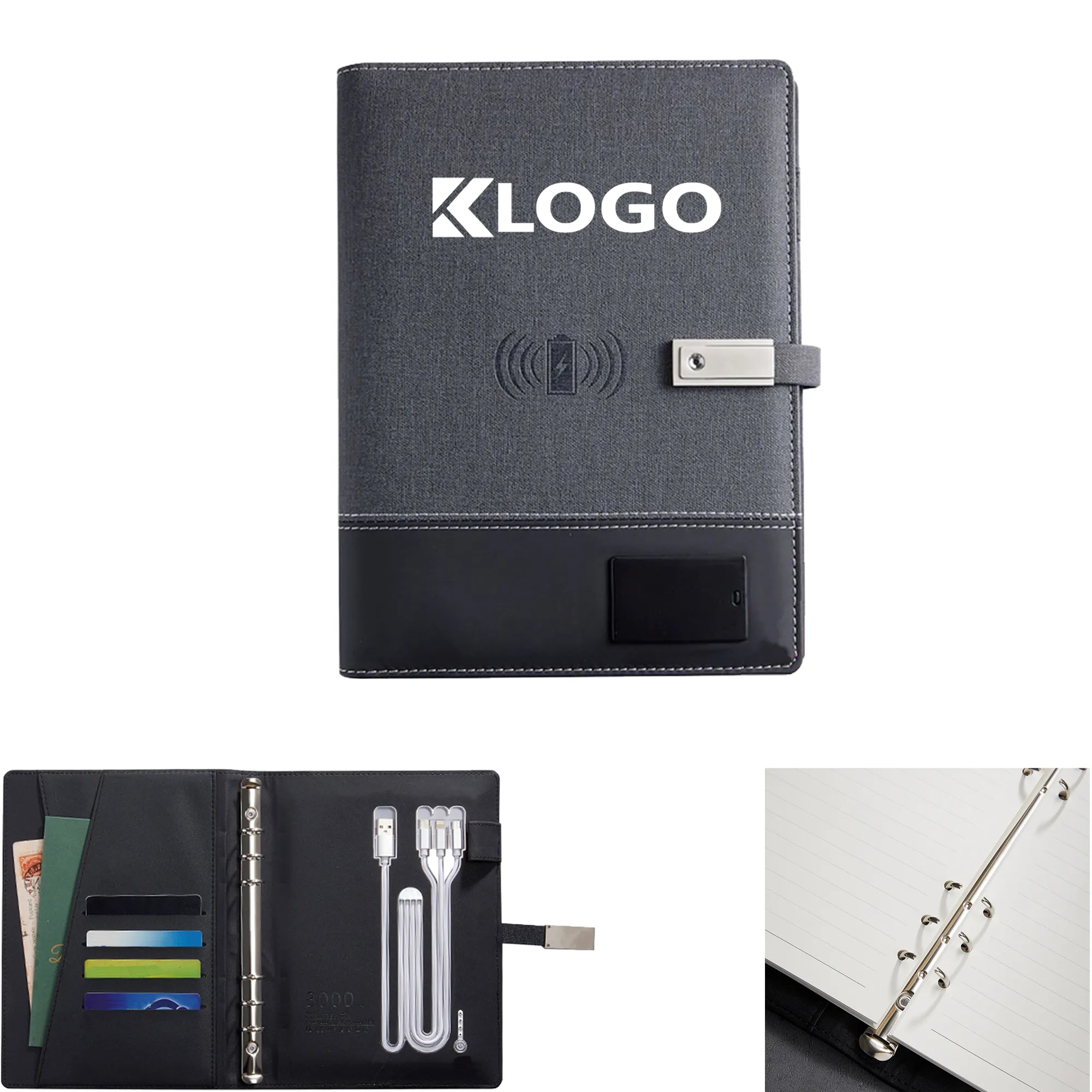 8000 mAh Wireless Charging Journal 3