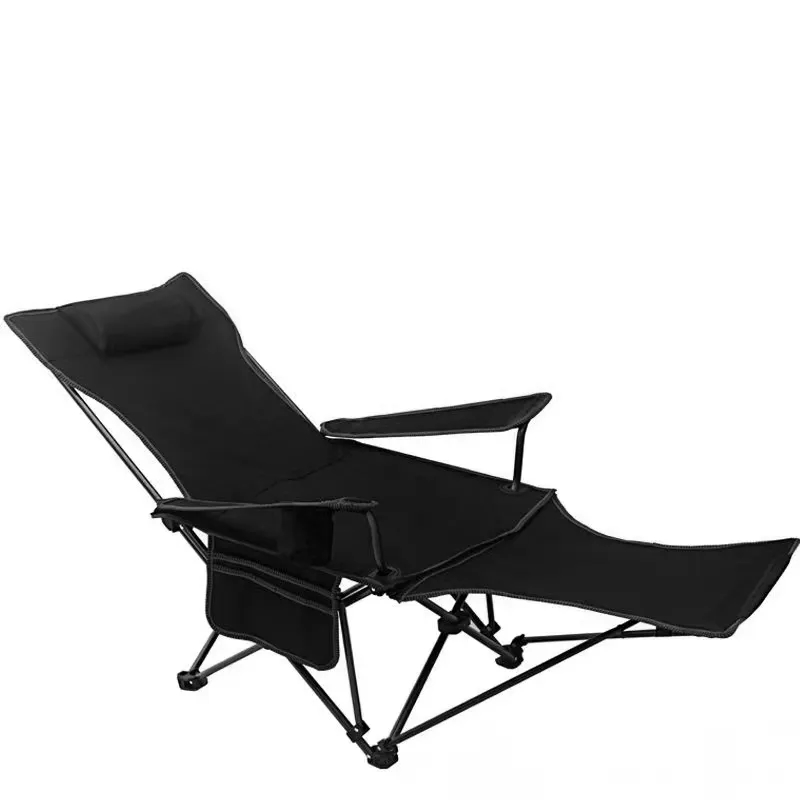 Foldable Camping Chair With Footrest 1