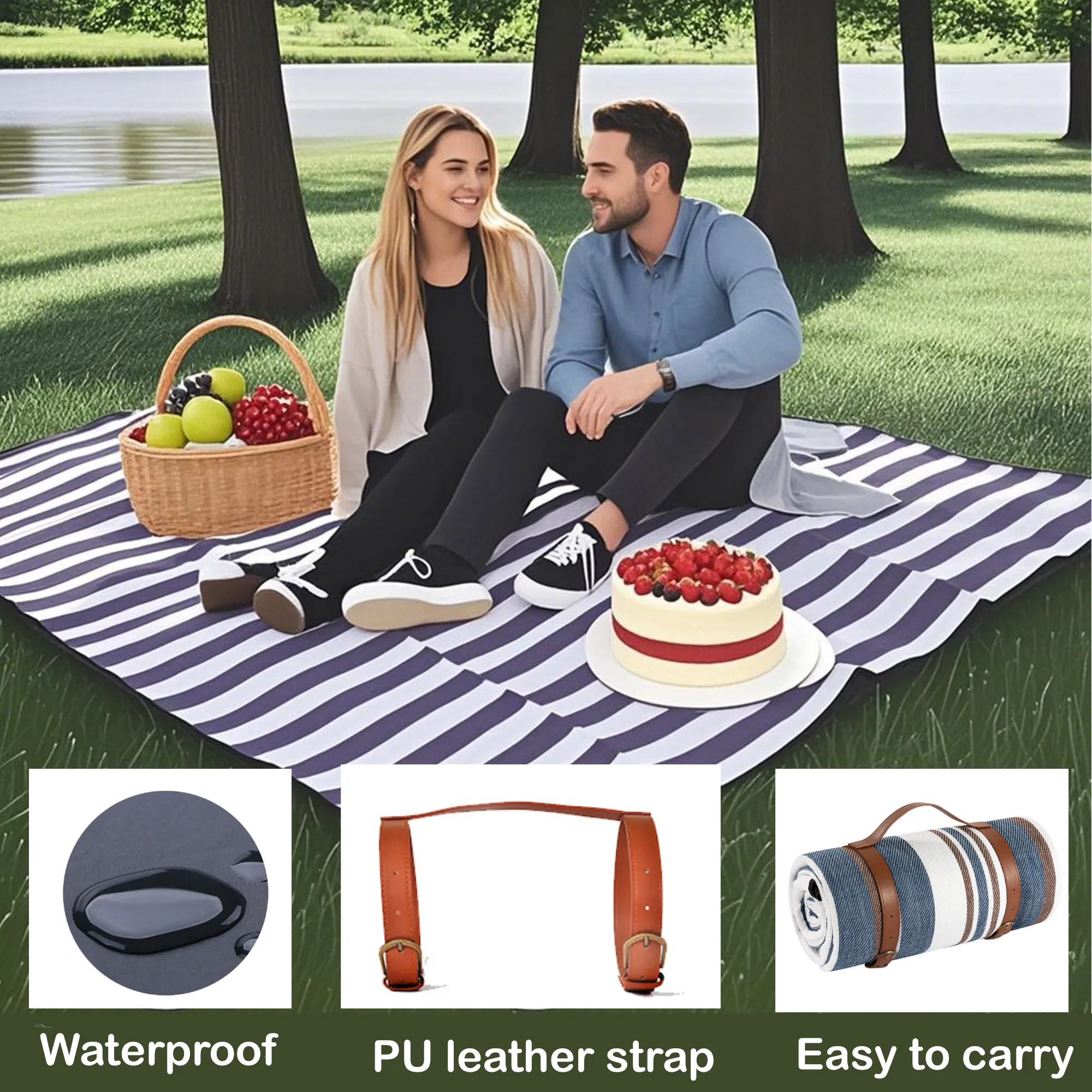 Wilderness Tent Pad, Picnicking Tablecloth 3