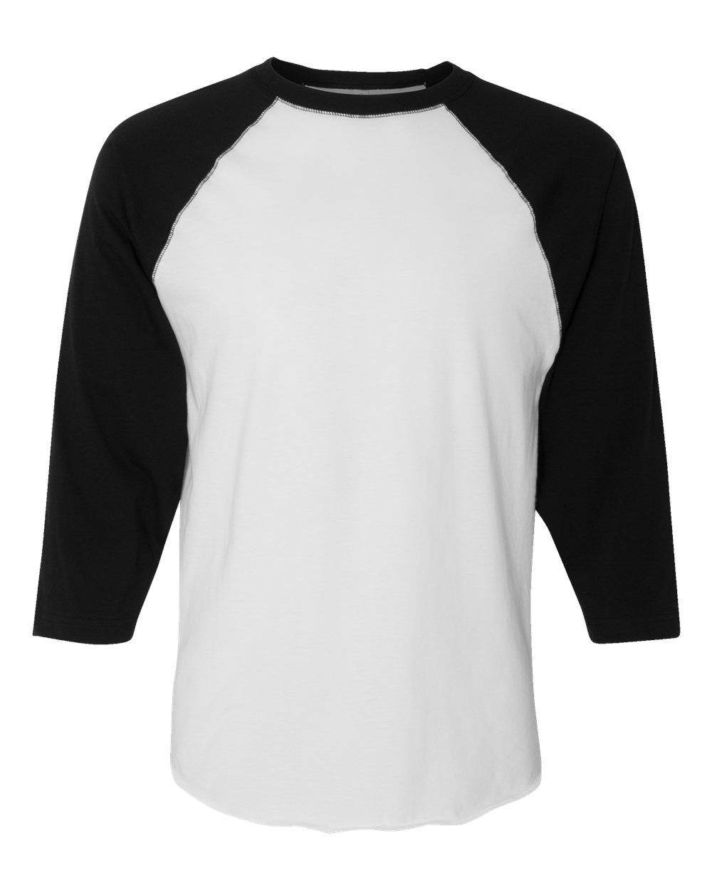 Unisex Baseball Fine Jersey Three-Quarter Sleeve Tee - 6930 46