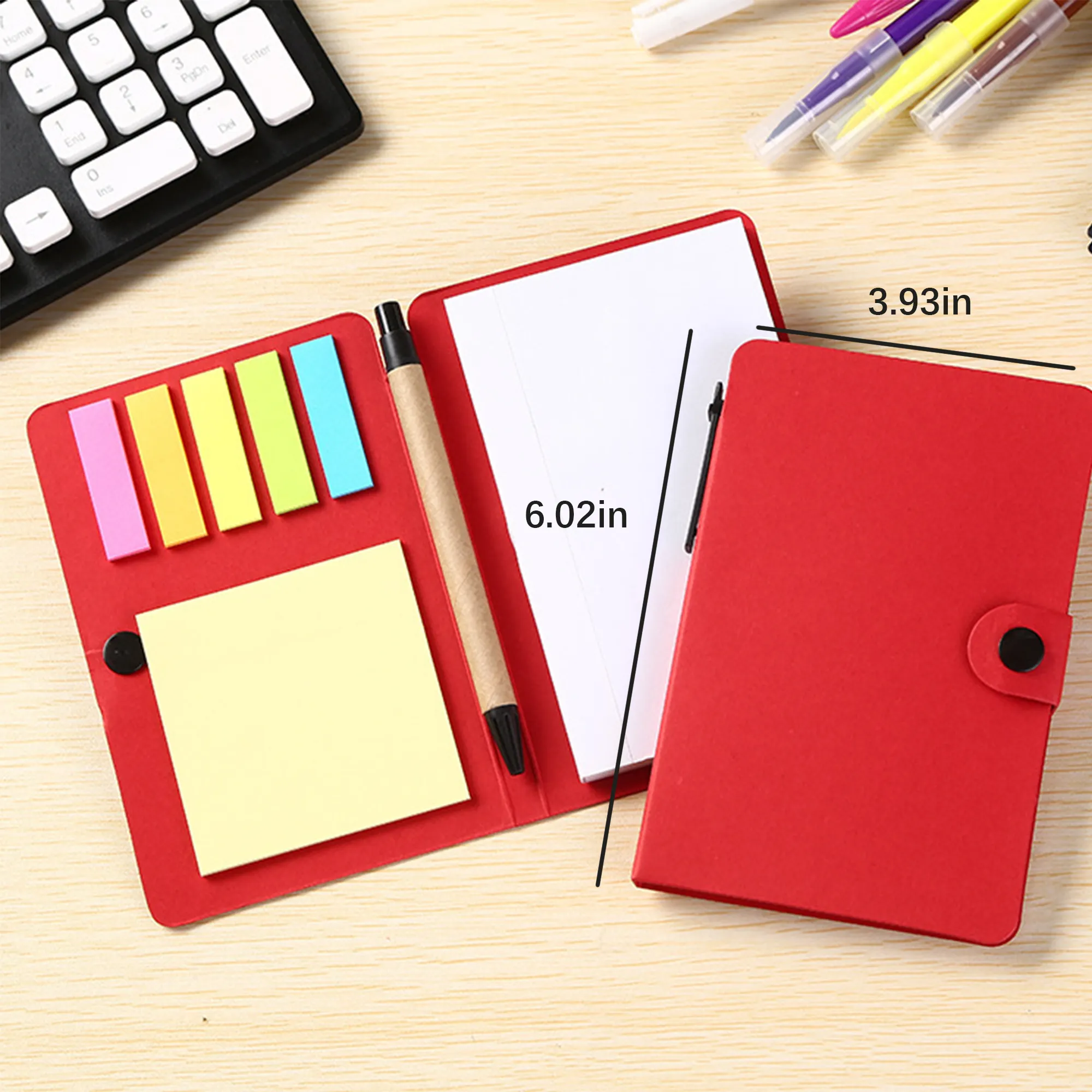 Transparent Sticky Notes Button-Memo Pad with Logo Printed 2