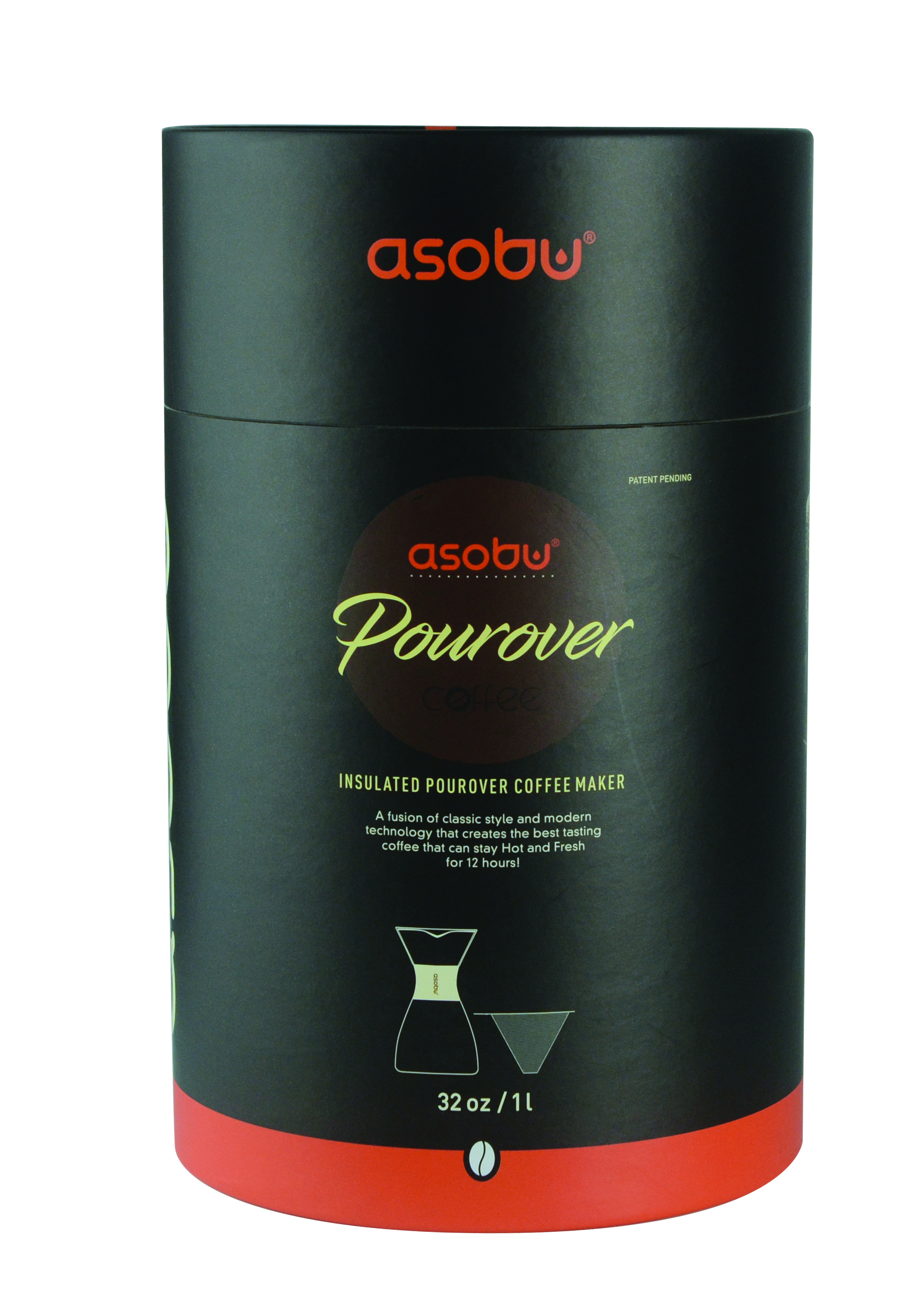 Asobu 40 Oz. Pourover Insulated Coffee Maker 30