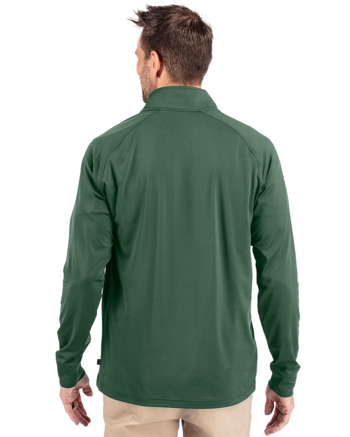 Cutter & Buck Adapt Recycled Soft Knit Stretch  Mens Quarter Zip Pullover 40