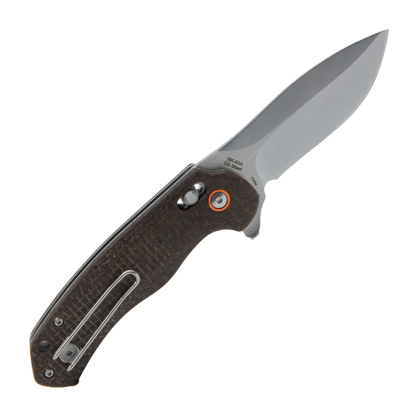 Stellar - Linen Micarta Slide Lock Folder 6