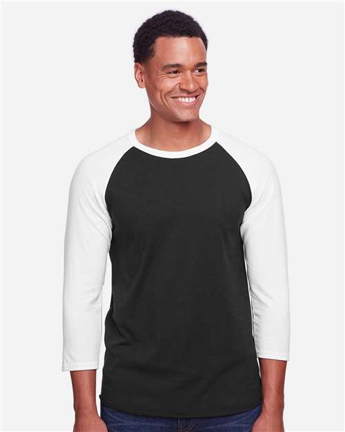 Premium Blend Ringspun Three-Quarter Sleeve Raglan Baseball T-Shirt - 560RR 36