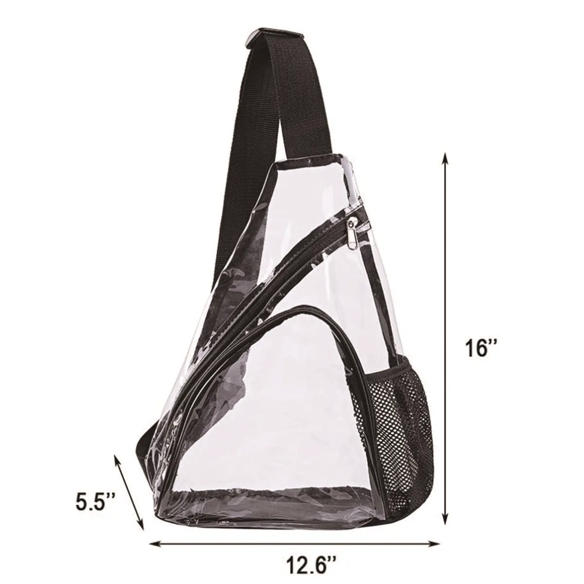 Clear Stadium Approved Sling Bag Transparent Chest pack 6