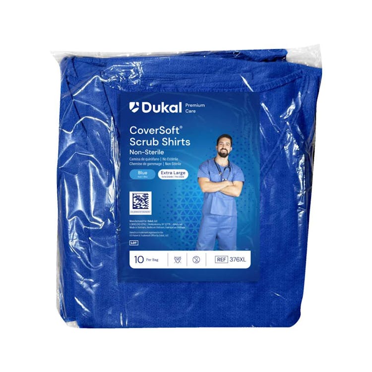 Scrub Shirt Blue XL 2