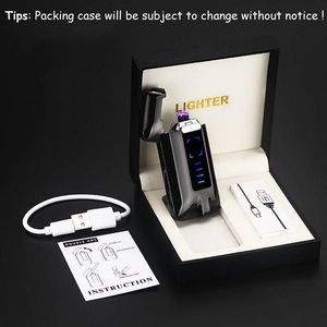 Exquisite Shaking Ignition Dual Electric Arc Lighter 18