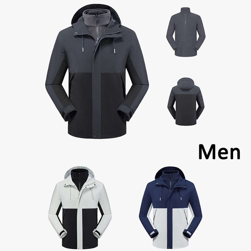 Waterproof Detachable 2-layer Hiking Jacket & Outdoor Coat 15