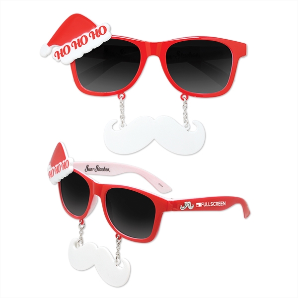 Santa Sun-Stache® Sunglasses