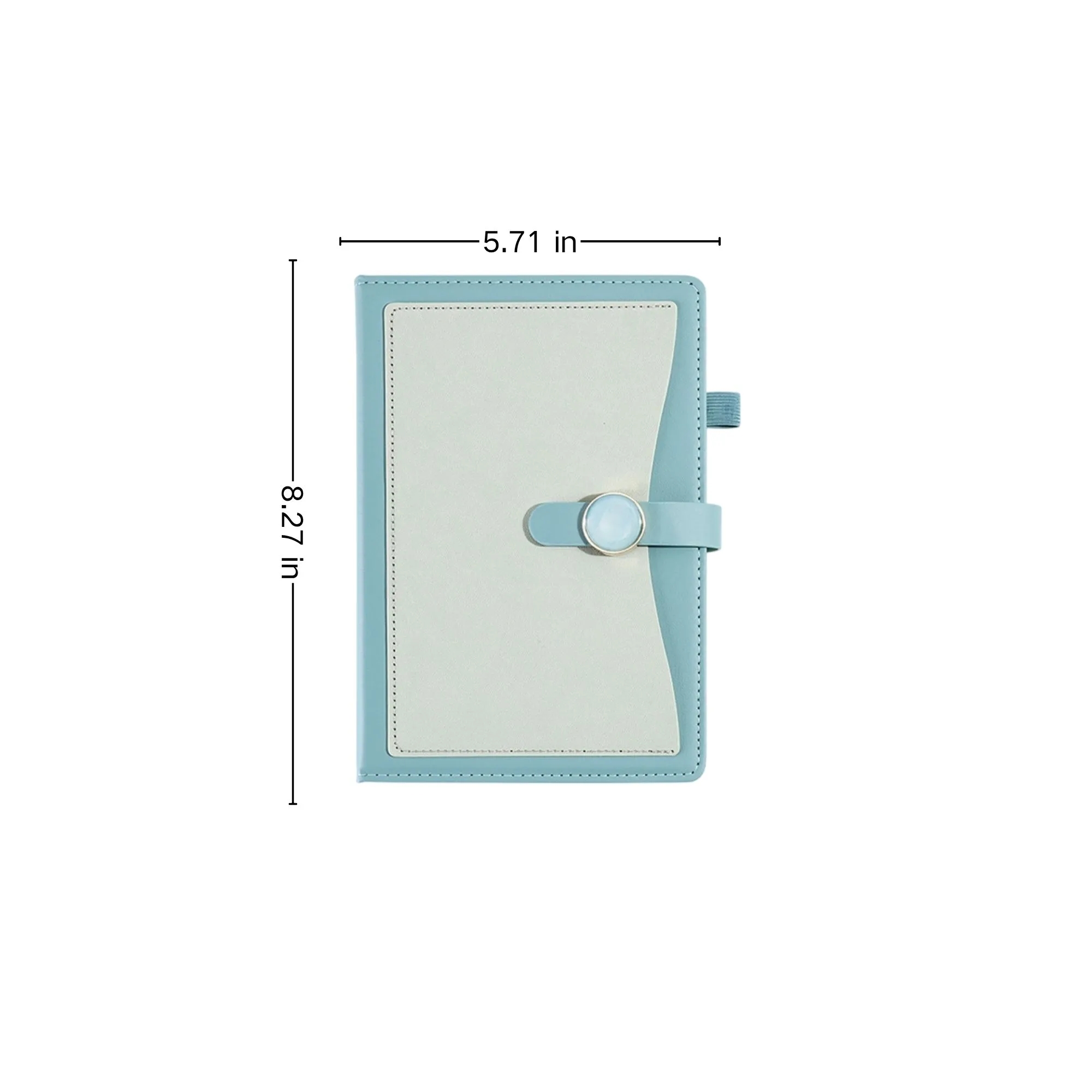 A5 Magnetic Buckle Business Notebook With Pocket 4