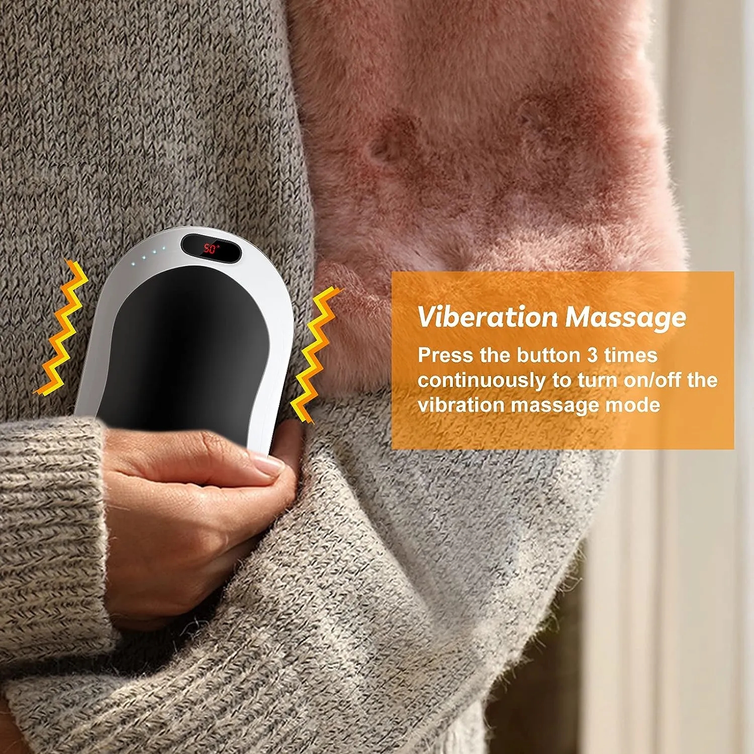 Rechargeable Portable Electric Pocket Hand Warmers Heater 4