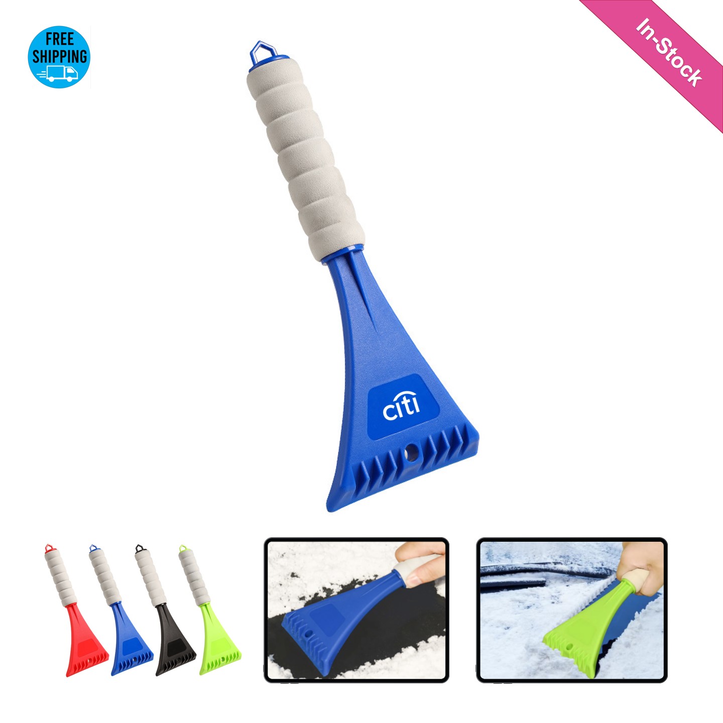Foam Gripper Ice Scraper - OCEAN 3