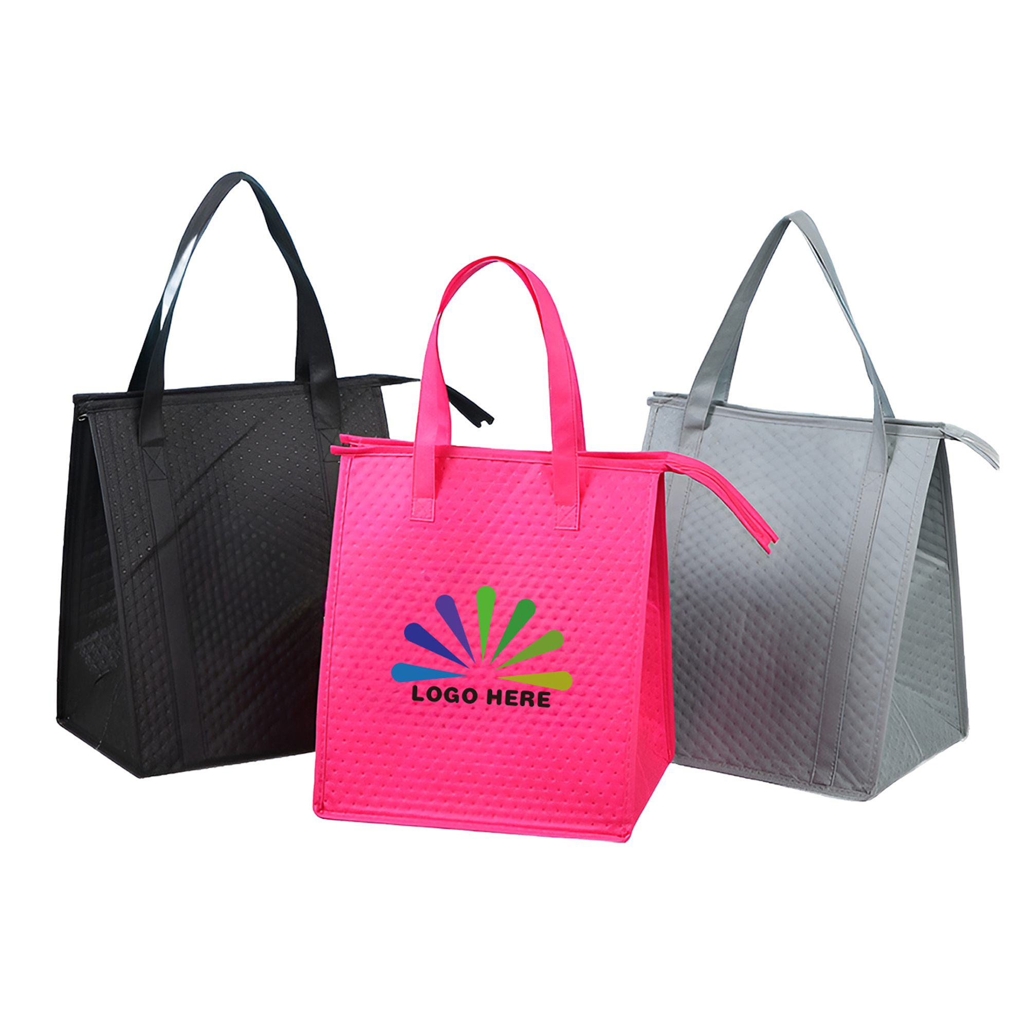 MOQ50 Custom Insulated Non-Woven Handbag For Promotions 1