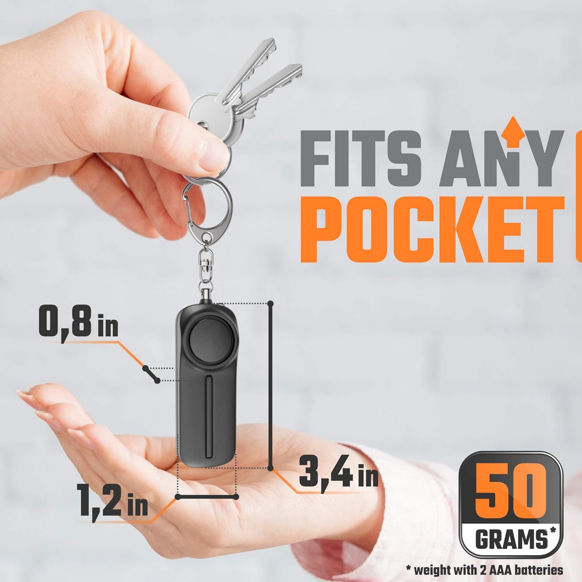 Personal Safety Alarm Keychain For Women 3