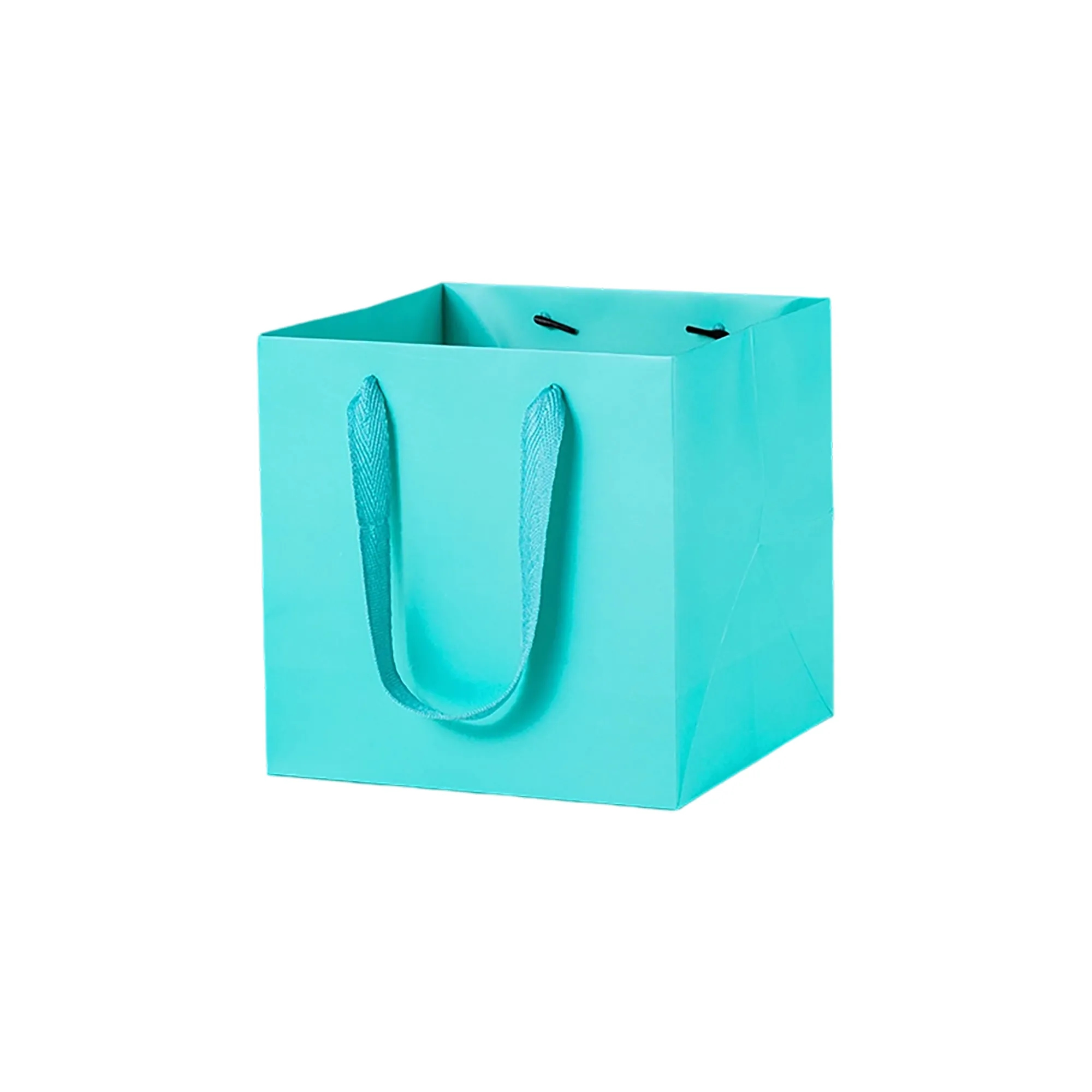 Square Kraft Paper Luxury Tote Bag 4