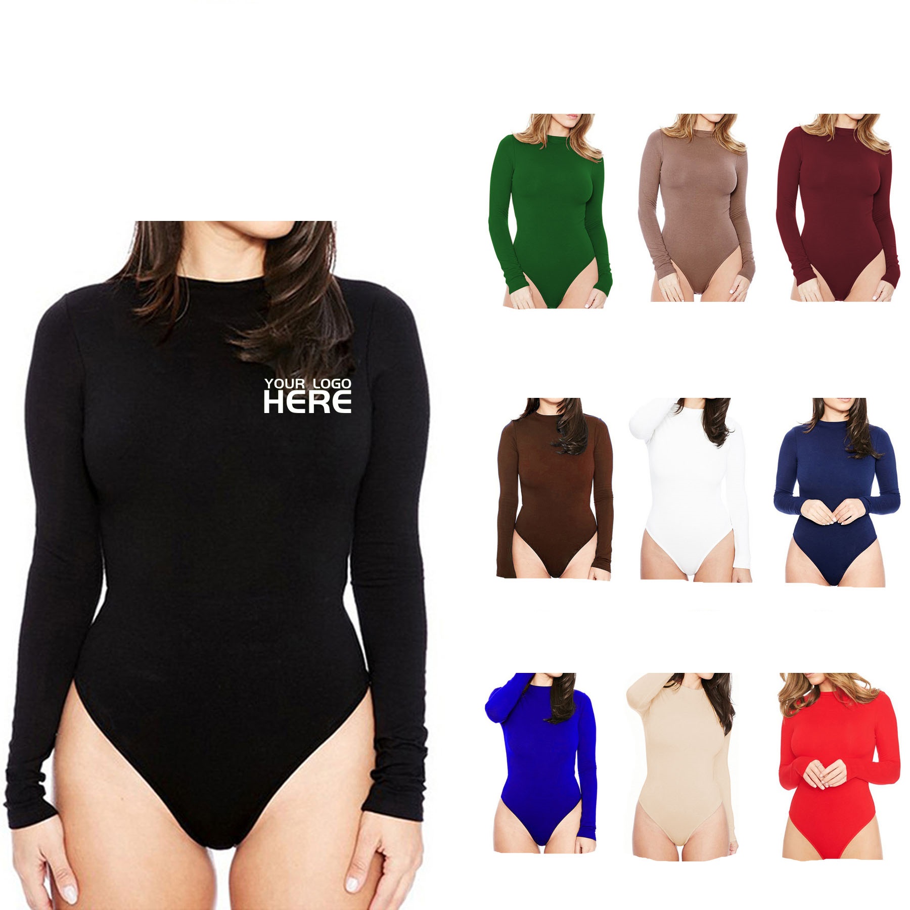 Women Round Collar Clothing Long Sleeve 2