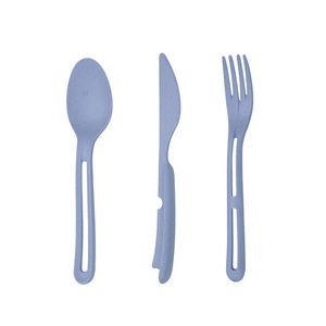 3 In 1 Portable Plastic Utensil Set Knife Fork Spoon 13