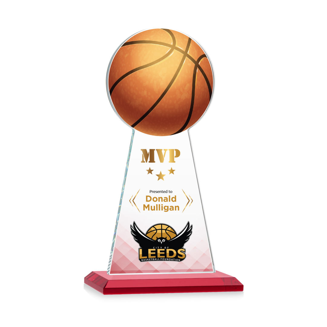Edenwood Basketball VividPrint™ Award - Red 8