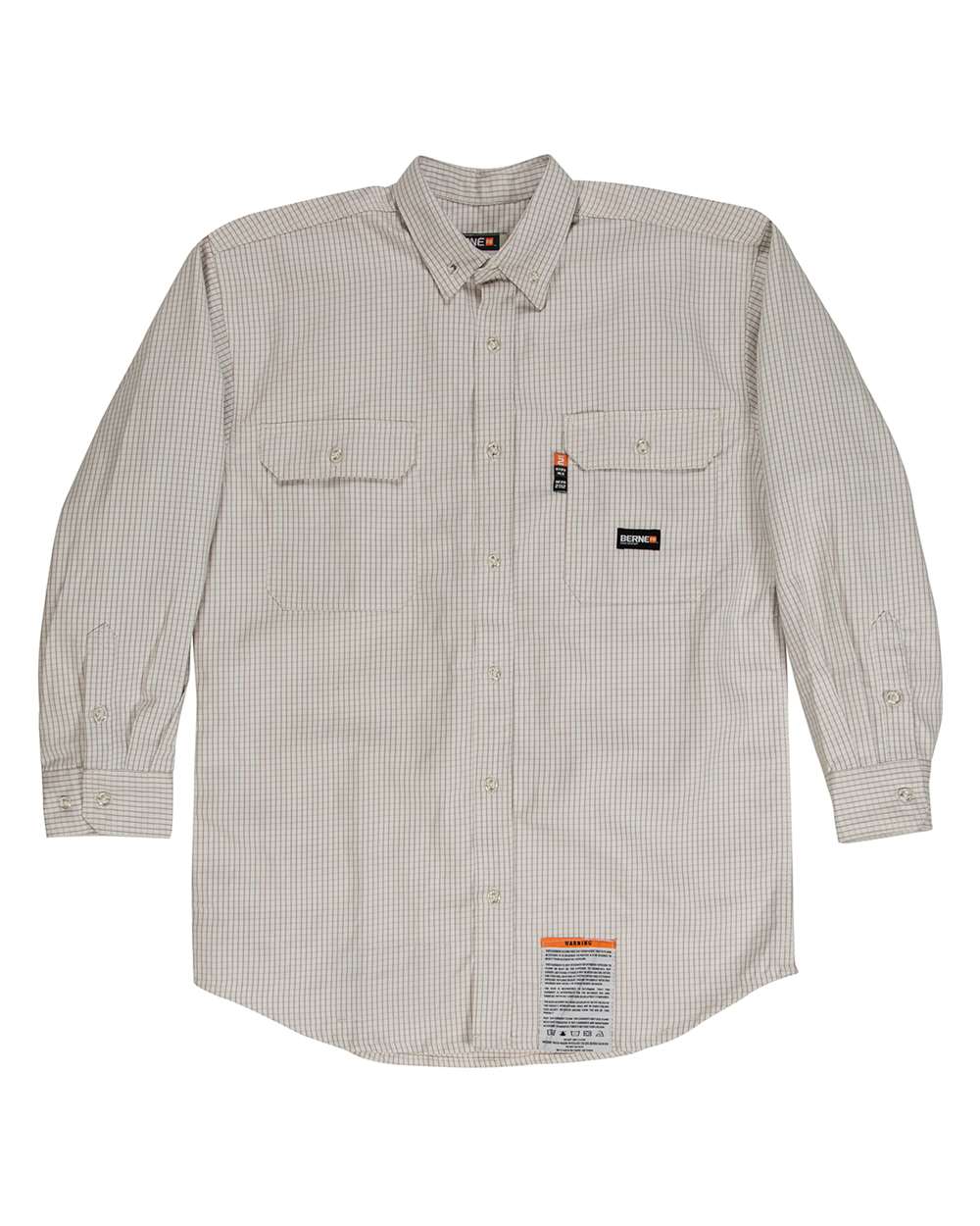 Men's Tall Flame-Resistant Down Plaid Work Shirt - FRSH21T 15