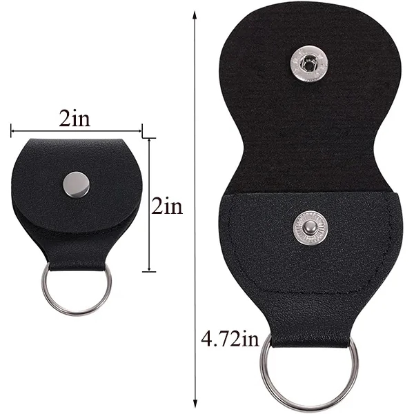 PU Leather Portable Guitar Pick Holder 5