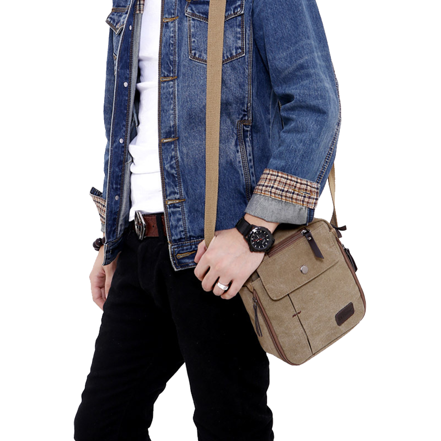 Canvas Small Messenger Bag 5