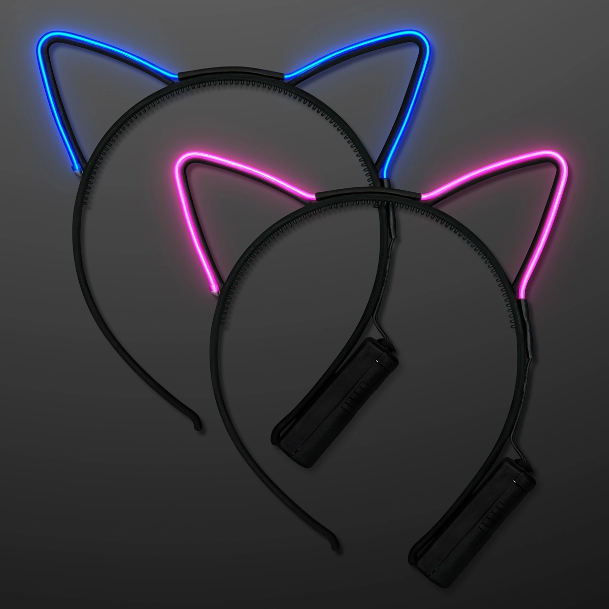 EL Wire Cat Ears Headband 7