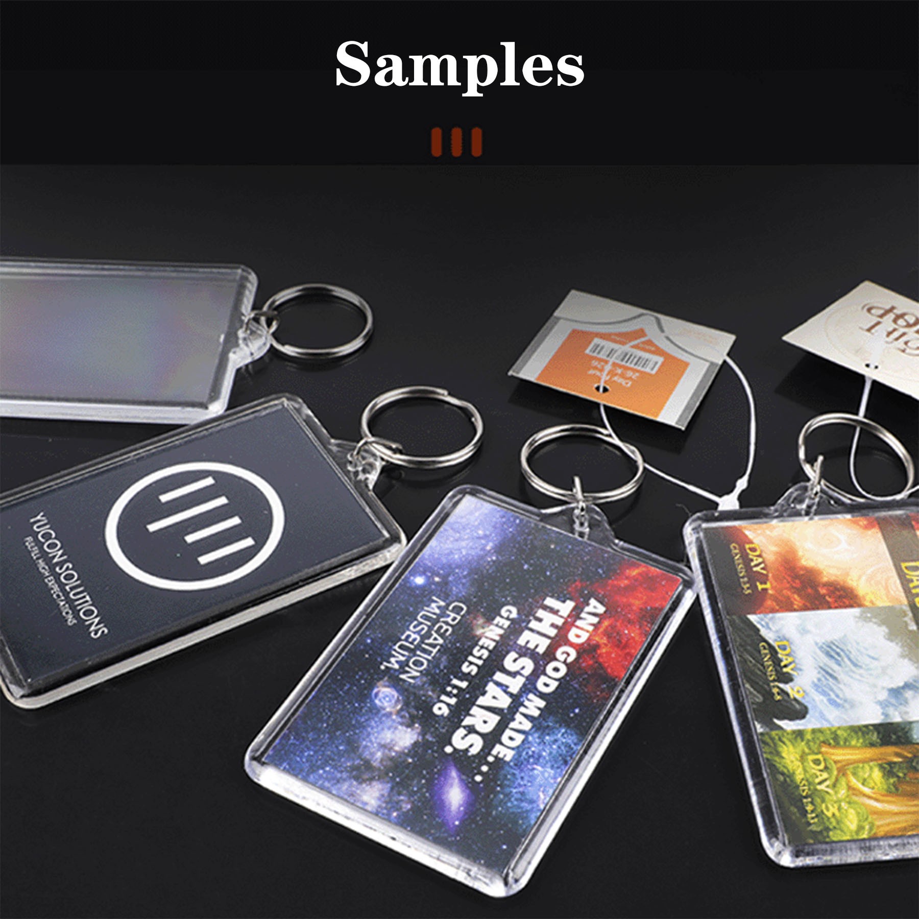Acrylic Snap-In Photo Keychains 2