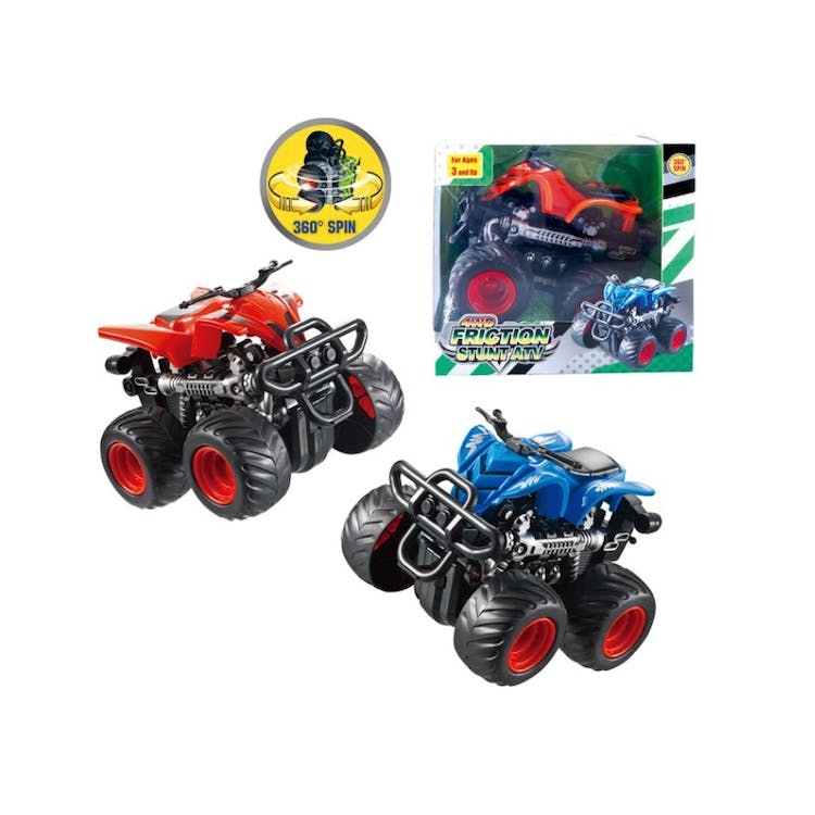 Friction Powered ATV - Assorted Colors 5.15" 1