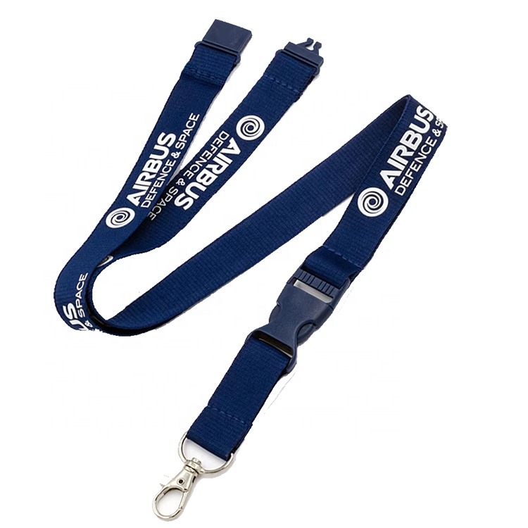 Custom 1" Polyester Lanyard - Silk Screen 3