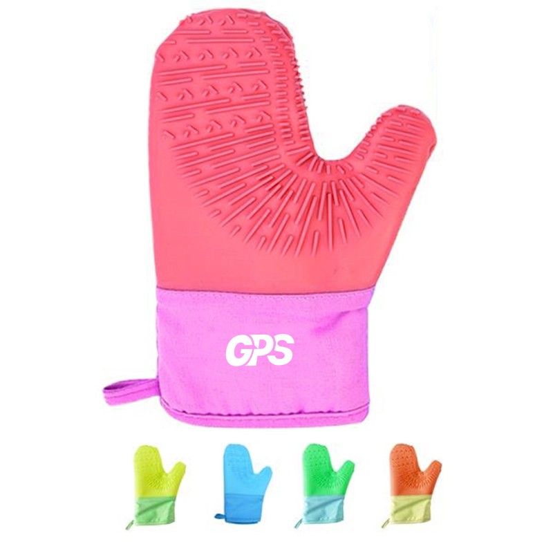 10 5/8 " Oven Silicone Insulating Gloves 5
